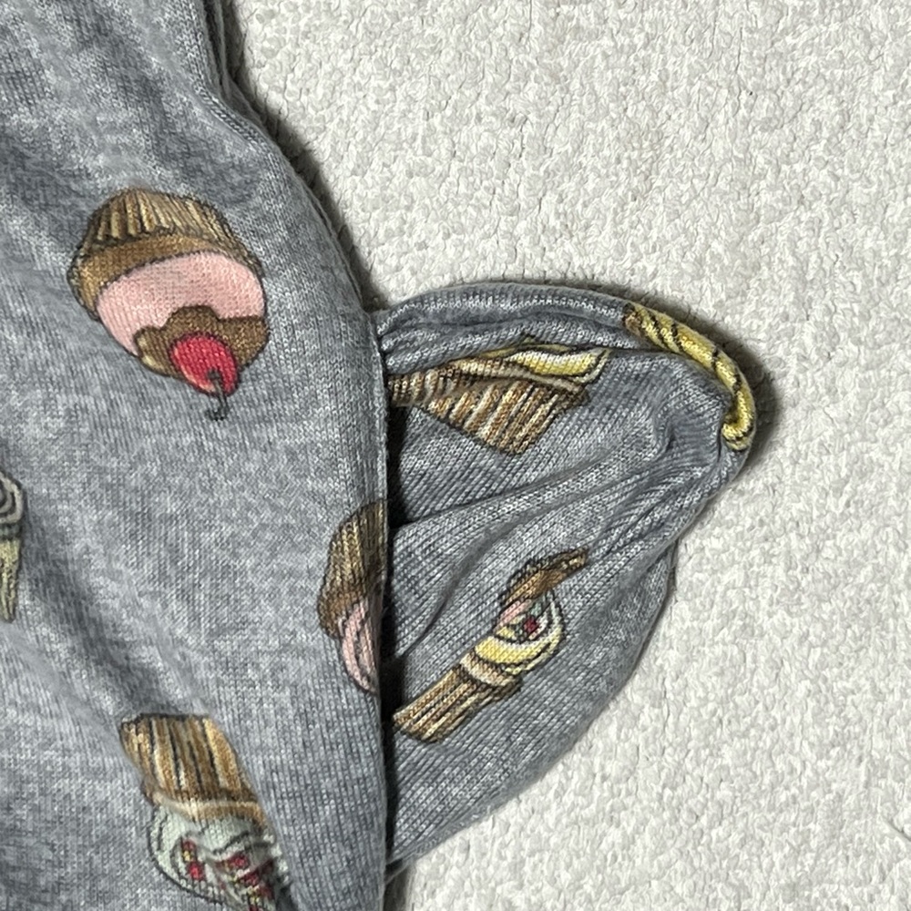 Printed wide leg loungewear - simple pleasures- medium B9-6 - Picture 5 of 6